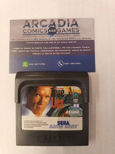 True Lies Game Gear Sega PAL Loose Solo Cartuccia